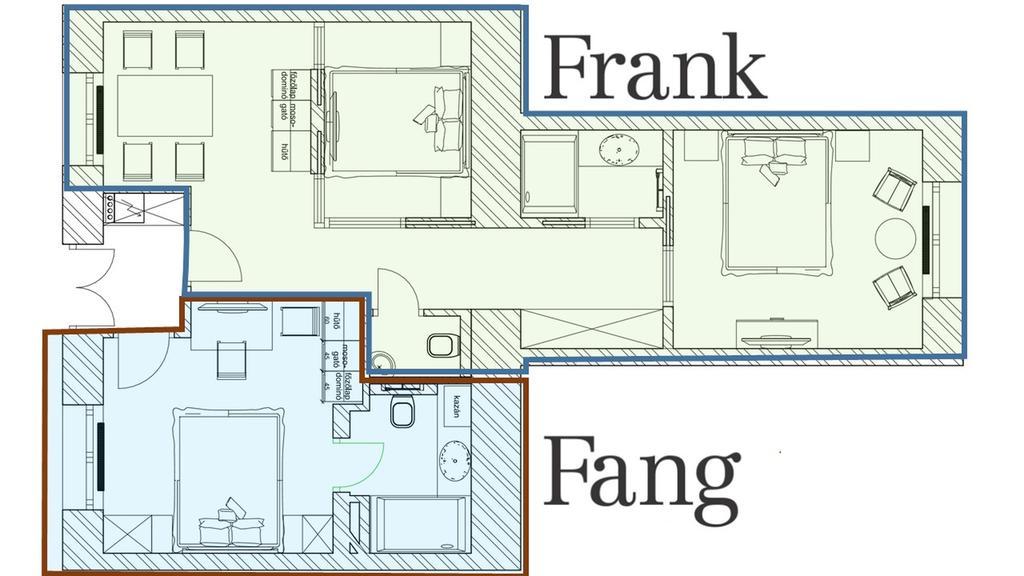 Frank & Fang Apartments Budapest Kültér fotó